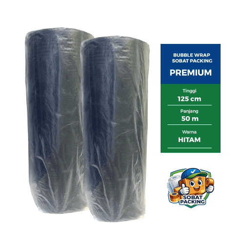 Bubble Wrap Premium Hitam
