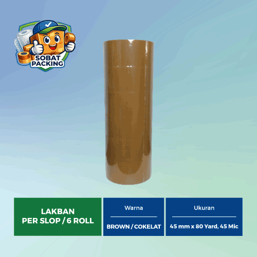 Lakban Cokelat 45 mm x 80 yard, 45 micron - Gambar 2