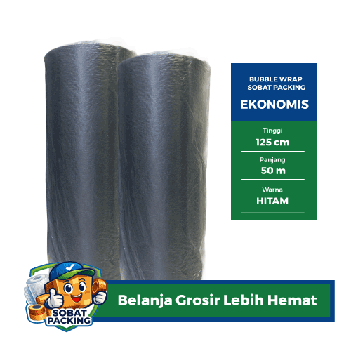 Bubble Wrap Ekonomis Hitam