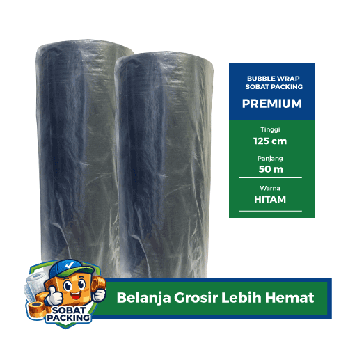 Bubble Wrap Premium Hitam