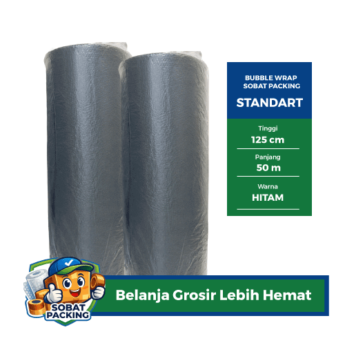 Bubble Wrap Standar Hitam